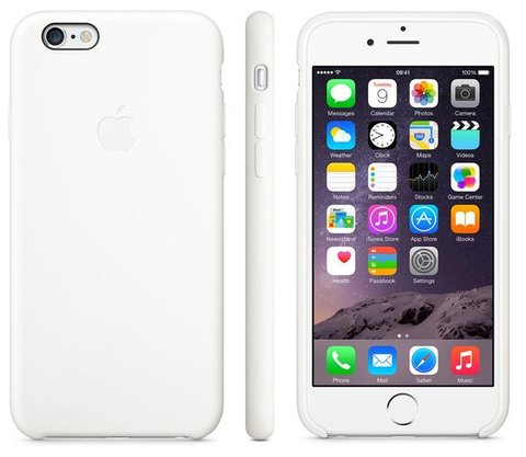 Чехол Силиконовый Original Silicone Case iPhone 66s White