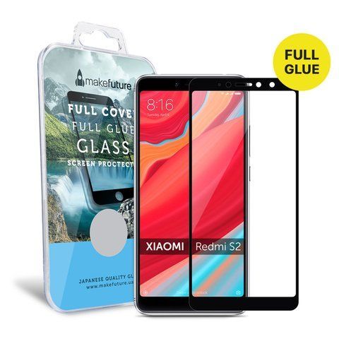 Защитное стекло MakeFuture Full Cover Full Glue Xiaomi Redmi S2 Black