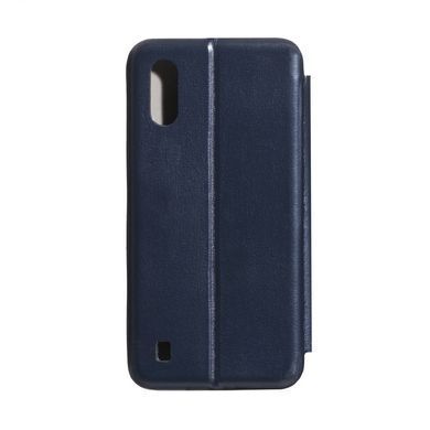 Чехол Premium Leather Case Samsung A01 (2020) A015F dark blue