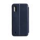 Чехол Premium Leather Case Samsung A01 (2020) A015F dark blue