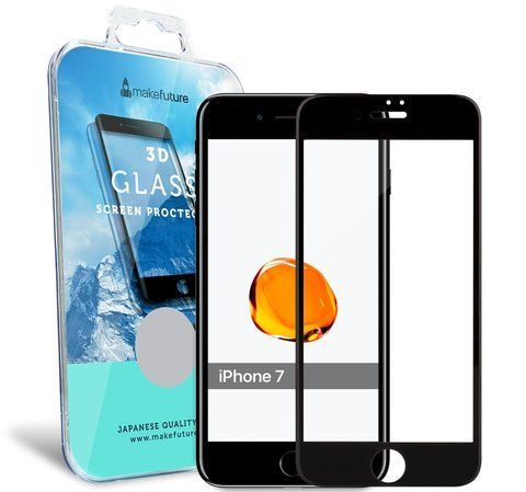 Защитное стекло MakeFuture 3D Apple iPhone 7 Black