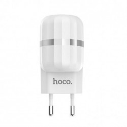СЗУ 2USB Hoco C41A White + USB Cable Type-C (2.4A)