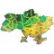 Карта-пазл Флора и Фауна Украины (TM Uteria)