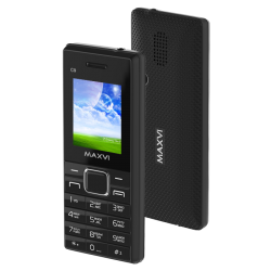 мобильный телефон Maxvi C9 Black-Black