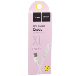 USB кабель Hoco Type-C X1 Rapid 3A 1.0m White